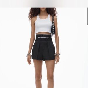 Alexander Wang Black High Waist Shorts